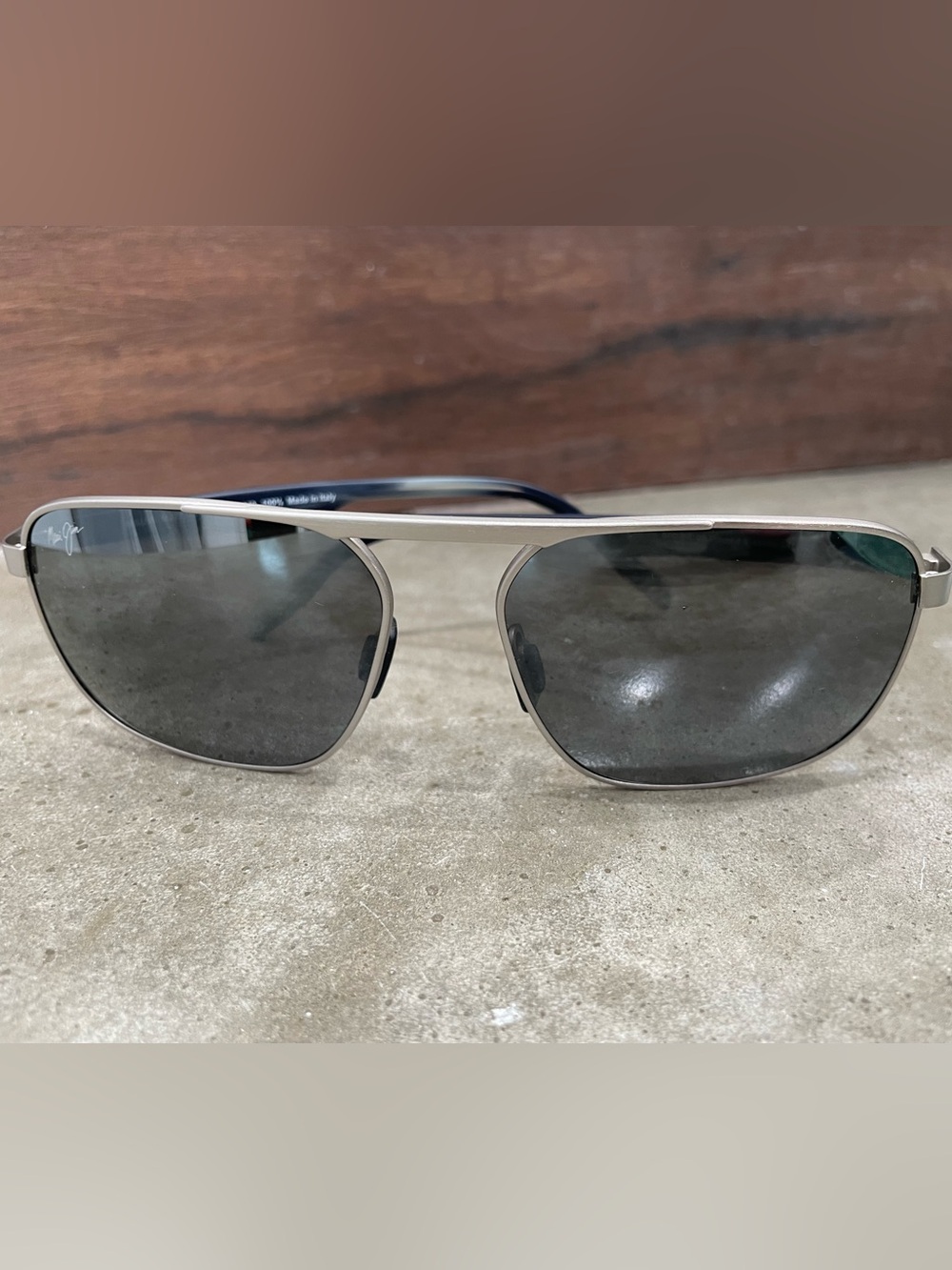 Maui Jim Waihee Ridge gunmetal polarized sunglasses